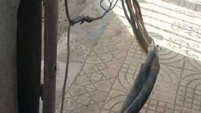 القبض على 3 أشخاص بالسلام لسرقتهم كابلات كهربائية