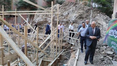محافظ الجيزة يتفقد أعمال صيانة المدارس استعدادًُا للعام الدراسي الجديد
