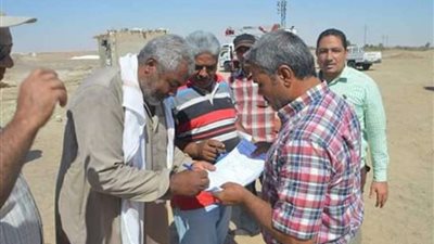 استرداد 453 فدان من أراضي الدولة بالوادي الجديد