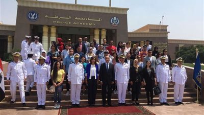 أكاديمية الشرطة تستقبل وفد شباب الجاليات المصرية بالخارج