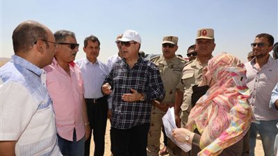 محافظ بني سويف يتفقد منطقة الـ 62 ألف فدان