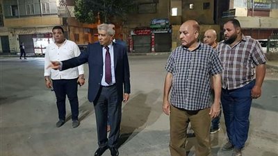 محافظ المنيا يتابع أعمال إزالة الإشغالات والمخالفات بشارع الحسيني