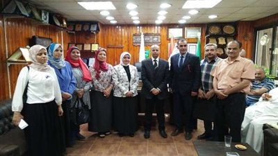 زيارة إشرافية من الإدارة العامة للخدمة الاجتماعية بوزارة الصحة