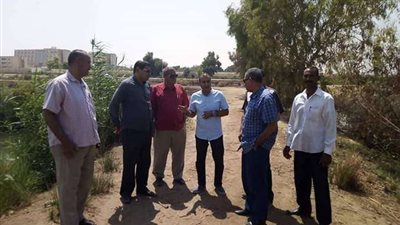 رئيس مركز أبوقرقاص بالمنيا يتفقد مشروع المفرخ السمكي الصناعي