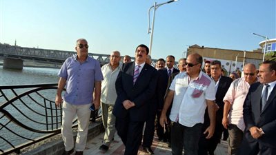 محافظة القليوبية يفتتح المرحلة الأولى لممشى أهل مصر بكورنيش بنها