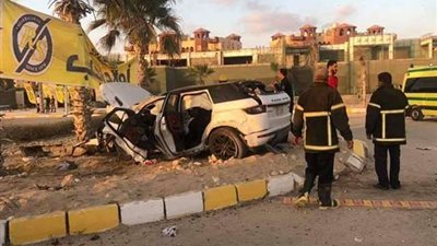 مصرع شخص وإصابة شقيقه في حادث مروع بالفيوم