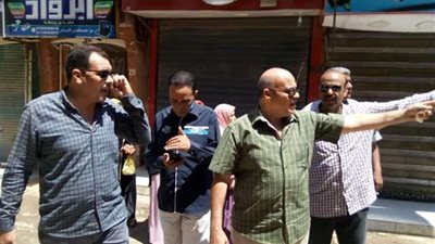 تحرير 142 محضر إشغال طريق و90 مخالفة بمركز سمالوط بالمنيا