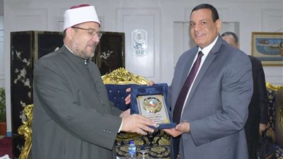 محافظ البحيرة يستقبل وزير الأوقاف بديوان عام المحافظة