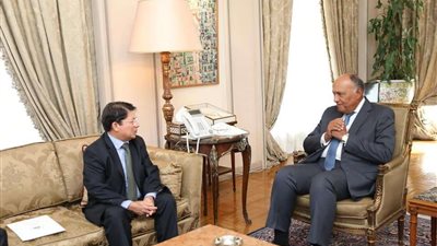 سامح شكري يستقبل نظيره النيكاراجوي لبحث العلاقات بين البلدين