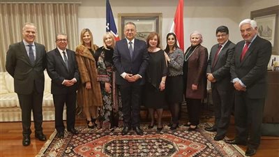 سفير مصر باستراليا يقيم حفل استقبال بمناسبة انتهاء فترة خدمته