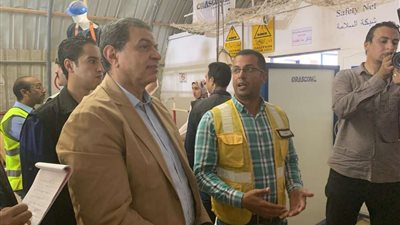 محمد سعفان يتابع توفير آليات السلامة المهنية بمركز تدريب العمالة بالعلمين