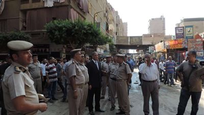حملة لإزالة الإشغالات في الدقي بقيادة مدير أمن الجيزة