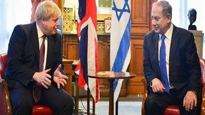 رئيس الوزراء البريطاني يجري مباحثات مع نظيره الإسرائيلي في لندن