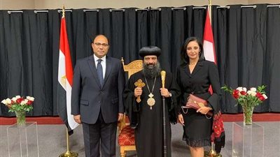 بالصور.. السفير أحمد أبو زيد يشارك في مراسم ترسيم الأنبا بولس أسقفاً في كندا