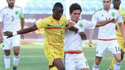 ديانج لاعب الأهلي يصنع في تعادل المغرب الأولمبي مع مالي بتصفيات إفريقيا