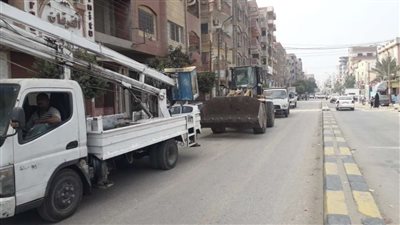 رفع 312 حالة إشغال متنوعة في حملة مكبرة بمدينة بني سويف