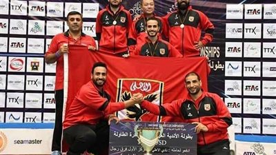 مدرب تنس الطاولة بالأهلي: سعيد بلقب البطولة العربية
