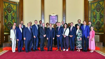 السيسي يستقبل وفد مركز الشئون الإسرائيلية واليهودية بكندا