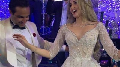 عمرو يوسف وكندة علوش في حفل زفاف احمد فهمي وهنا الزاهد