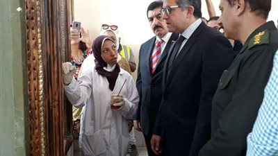 وزير الآثار يصل شبرا الخيمة لتفقد قصر محمد علي