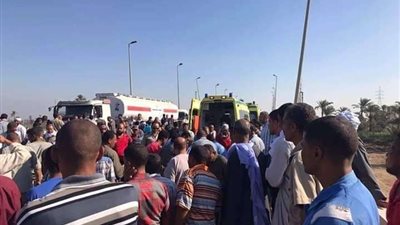 مصرع خفيرين وإصابة 4 آخرين في حادث تصادم بالغربية