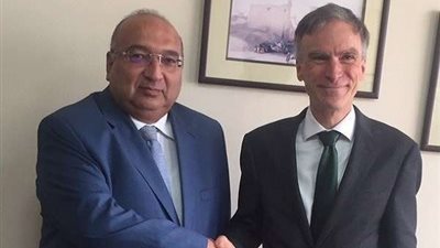 مساعد وزير الخارجية يلتقي وزير الدولة البريطاني لشؤون الشرق الأوسط