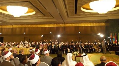 انطلاق الجلسة الختامية لمؤتمر المجلس الأعلى للشئون الإسلامية (صور)