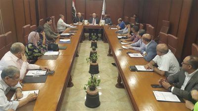 رئيس جامعة السادات يترأس أجتماع مجلس كلية التربية الرياضية