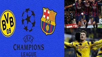 سواريز يقود برشلونة أمام دورتموند في دوري أبطال أوروبا