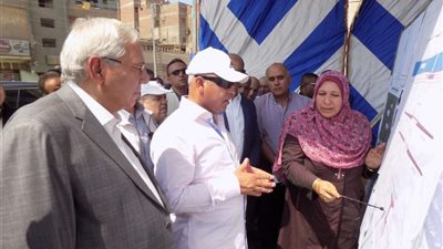 محافظ الدقهلية ووزير النقل يتفقدان أعمال عدد من الكباري
