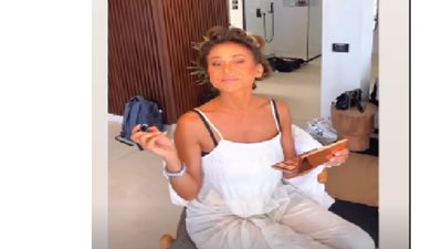 أول صور لاستعداد نيللي كريم لعقد قرانها على هشام عاشور