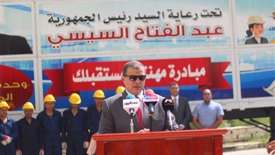 محمد سعفان: إعداد قاعدة بيانات للمتدربين بالوحدات المتنقلة لتوفير فرص عمل لهم