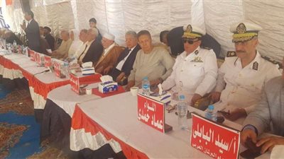 بالصور.. النائب سعد الجمال يُنهي خصومة ثأرية جديدة بالصف