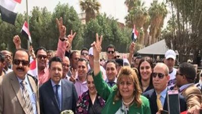 الجالية المصرية بالكويت تؤيد دعمها للرئيس السيسي والقوات المسلحة