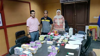 ضبط أدوية مهربة وغير مسجلة بوزارة الصحة خلال حملة بالبحيرة