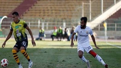 الشوط الأول.. المقاولون العرب يتقدم على الجونة بهدف