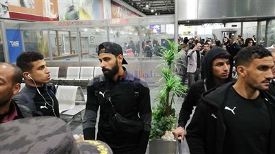 الزمالك يصل فندق الإقامة في الإسماعيلية