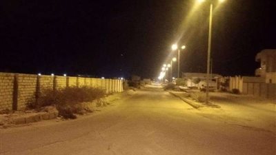 المعداوي: الانتهاء من إنارة شوارع عمارات الكيلو 8 بمطروح