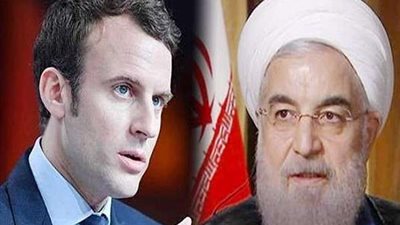 الرئيس الفرنسي يجري مباحثات مع نظيره الإيراني باجتماع الأمم المتحدة