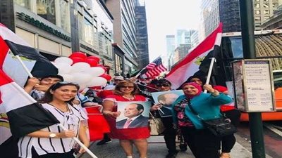 الجالية المصرية في أمريكا: الرئيس السيسي يُسابق الزمن من أجل مصر