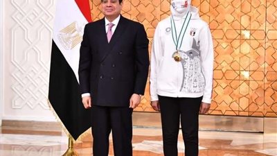 الرئيس السيسي عن أبطال طوكيو: خير قدوة للشباب في التفوق