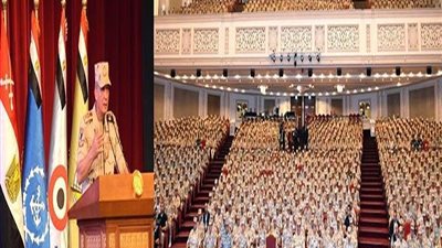 وزير الدفاع  يلتقى برجال المنطقة المركزية العسكرية ودارسي المعاهد التعليمية