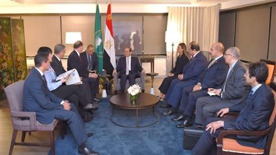 رئيس البنك الدولي يشيد للسيسي بنجاح مصر على تخطي  الصعاب التي واجهتها منذ سنوات