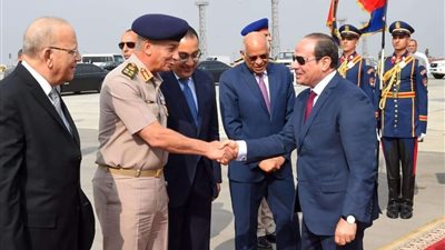 بالصور.. كبار رجال الدولة يستقبلون الرئيس السيسي عقب عودته من الولايات المتحدة