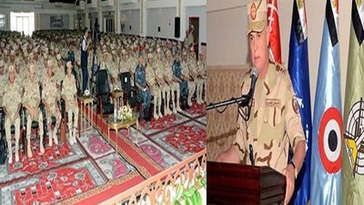 رئيس الأركان يشهد إجراءات تفتيش الحرب لإحدى وحدات المنطقة الجنوبية