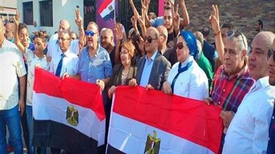 نواب الشعب يشاركون في مسيرة دعم الدولة والرئيس السيسي