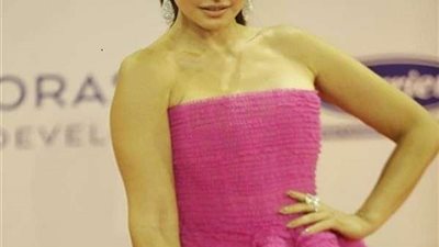 شاهد.. درة تختتم مهرجان الجونة بإطلالة ساحرة