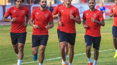لاعبو الأهلي يخوضون مرانًا استشفائيًا استعدادًا لمواجهة الإنتاج الحربي