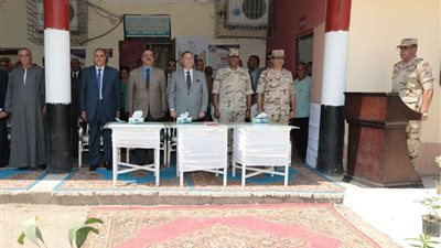 محافظ بني سويف يفتتح المدرسة الثانوية الصناعية العسكرية بالفشن