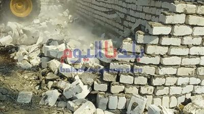 إزالة 11 حالة تعد على الأراضي الزراعية ببني سويف